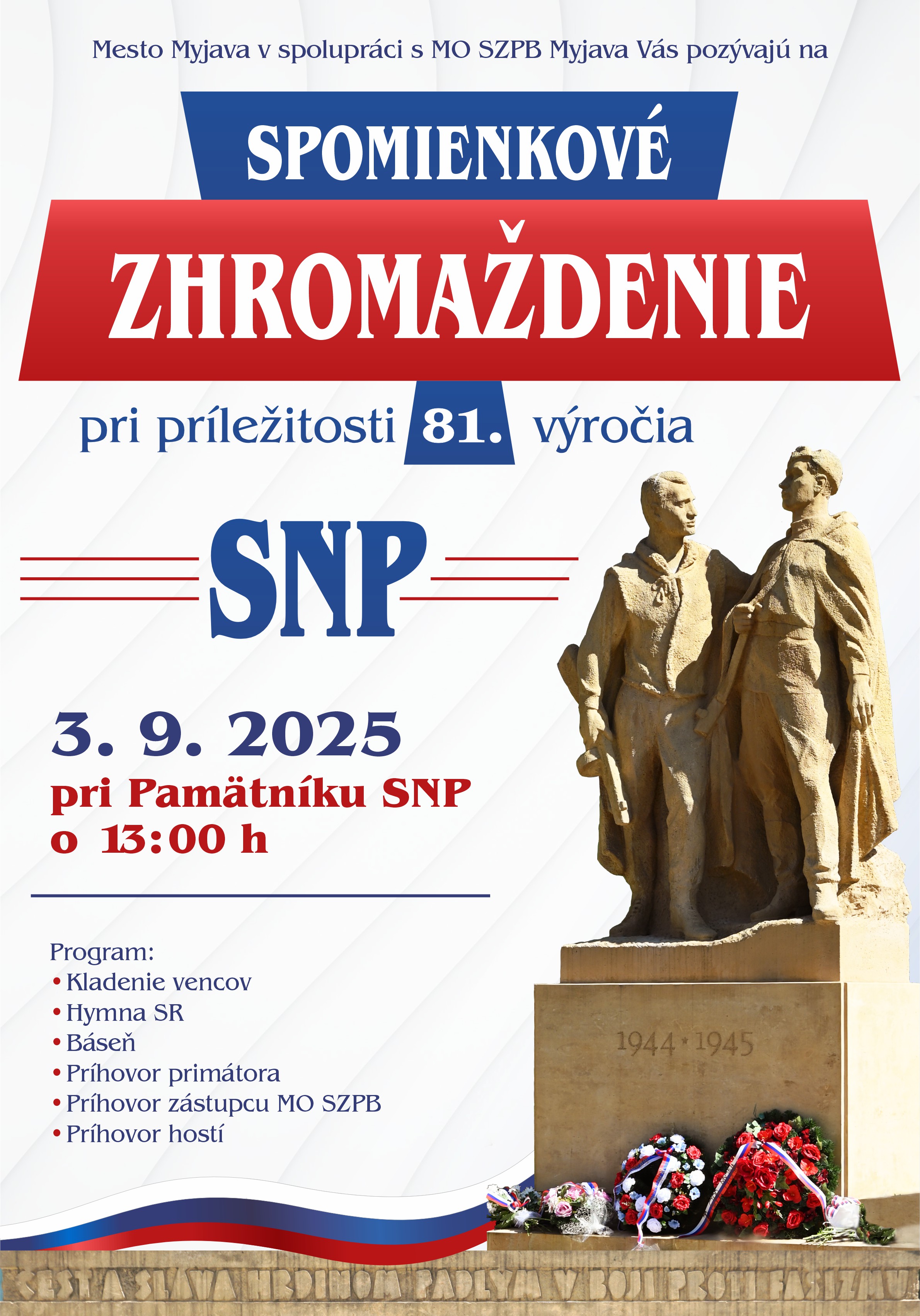 snp spomienkové zhromaždenie 81